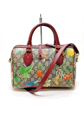 Gucci Hand Bag Brown PVC 900-042425